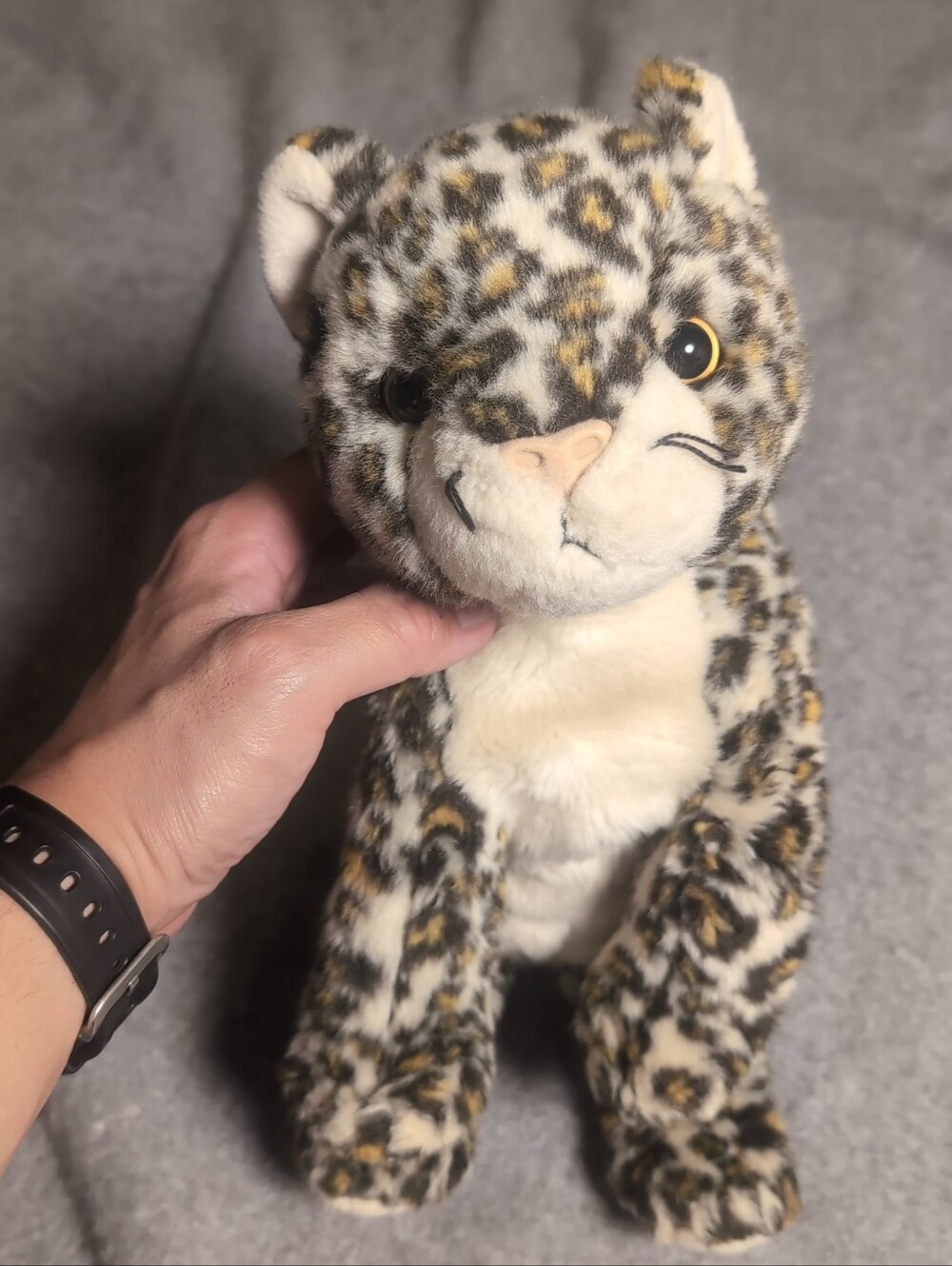 Vintage 2000 Ty Beanie Buddies Sneaky Leopard Plush Stuffed Animal Toy
